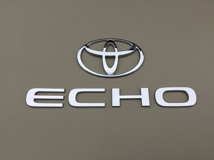 2000-2002 Toyota Echo Trunk Emblem Set