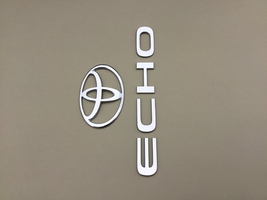 2000-2002 Toyota Echo Trunk Emblem Set