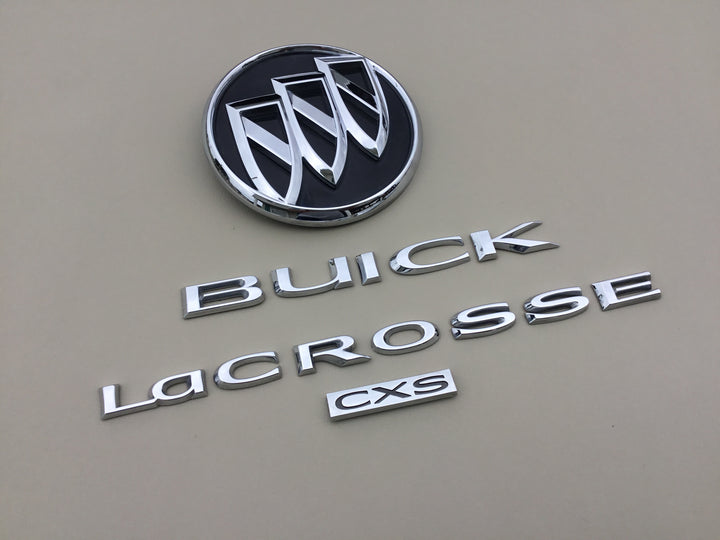 2010-2013 Buick Lacrosse CXS Trunk Emblem Set