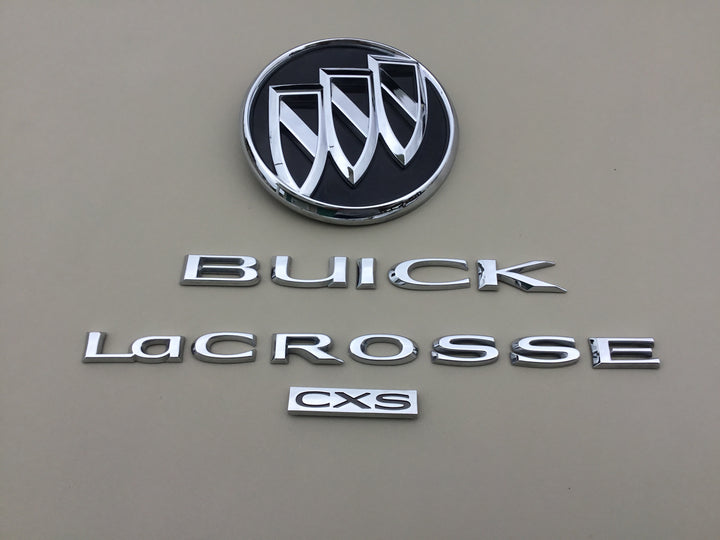 2010-2013 Buick Lacrosse CXS Trunk Emblem Set