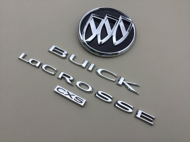 2010-2013 Buick Lacrosse CXS Trunk Emblem Set