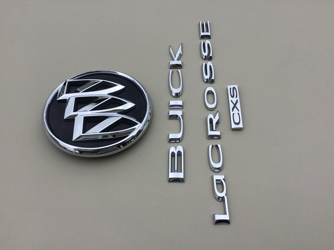 2010-2013 Buick Lacrosse CXS Trunk Emblem Set