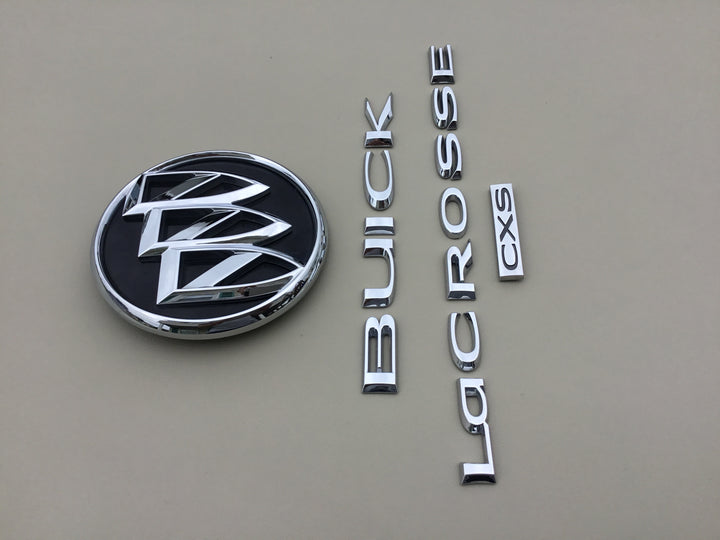 2010-2013 Buick Lacrosse CXS Trunk Emblem Set