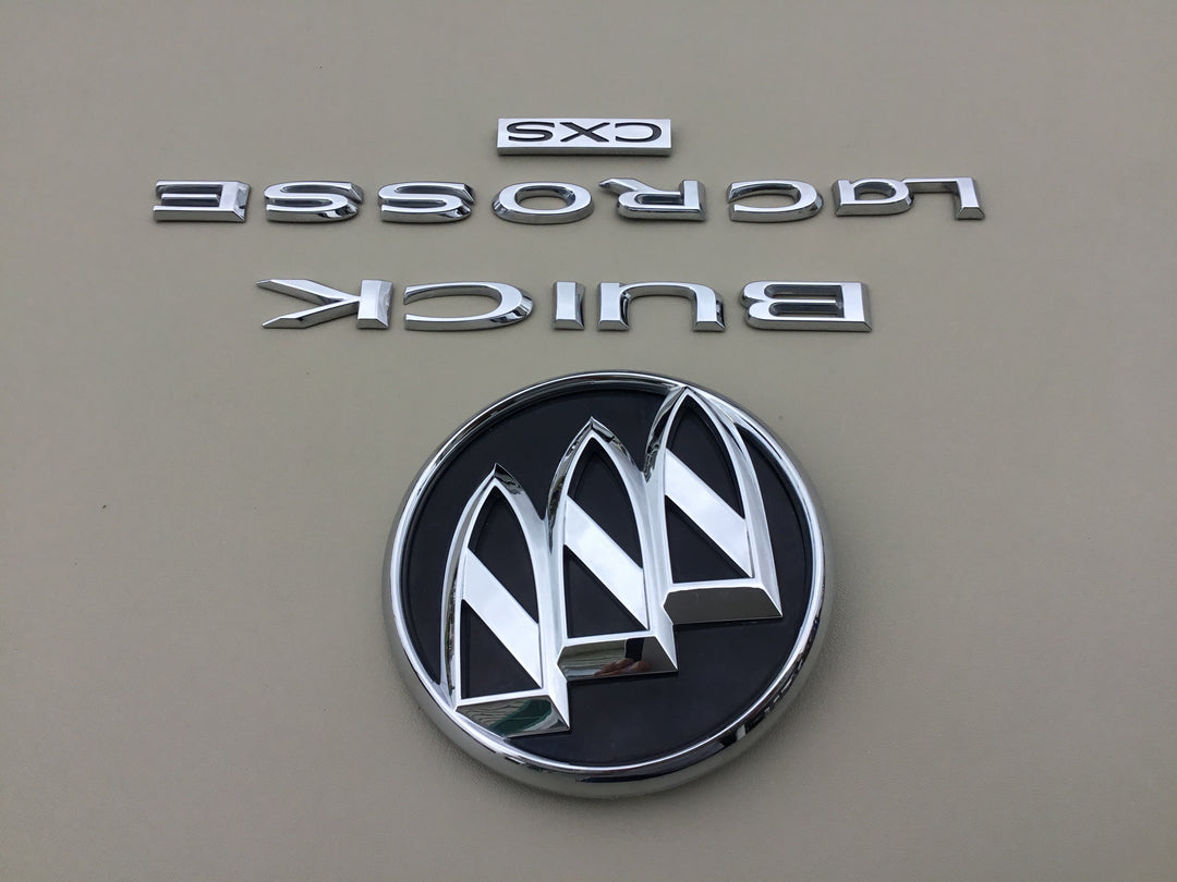 2010-2013 Buick Lacrosse CXS Trunk Emblem Set