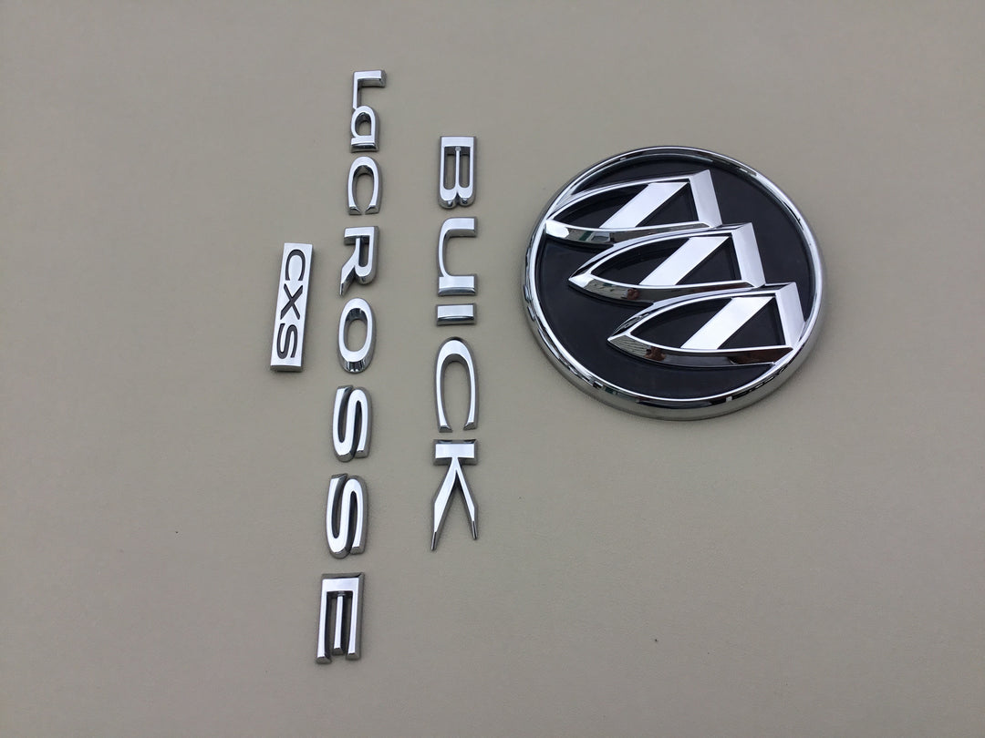 2010-2013 Buick Lacrosse CXS Trunk Emblem Set