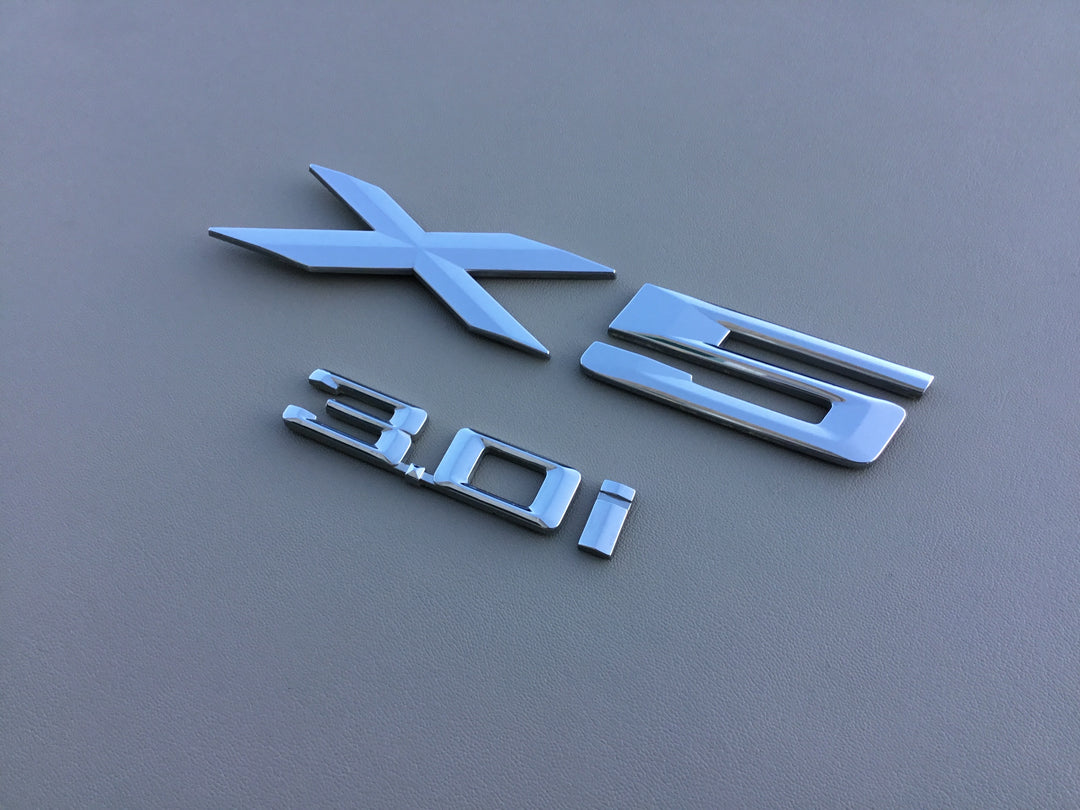 2000-2006 BMW X5 3.0i Tailgate Emblem Set