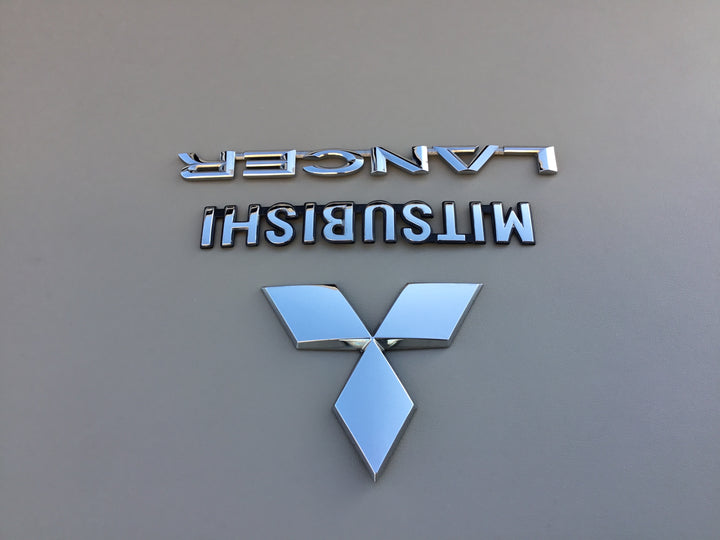 2008-2015 Mitsubishi Lancer Trunk Emblem Set