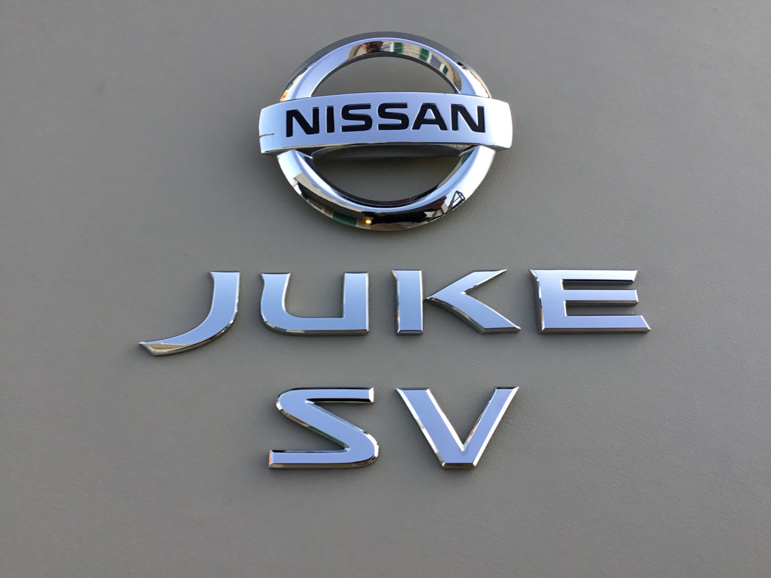 2011-2017 Nissan Juke SV Trunk Emblem Set