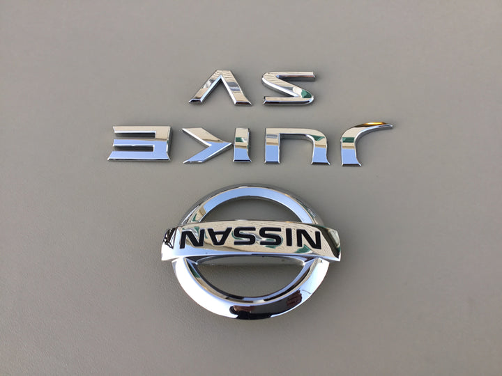 2011-2017 Nissan Juke SV Trunk Emblem Set