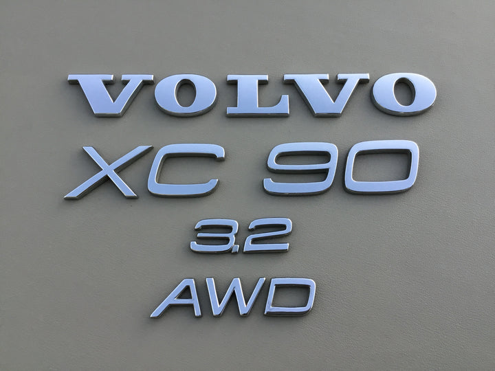 2003-2014 Volvo XC90 3.2 AWD Tailgate Emblem Set