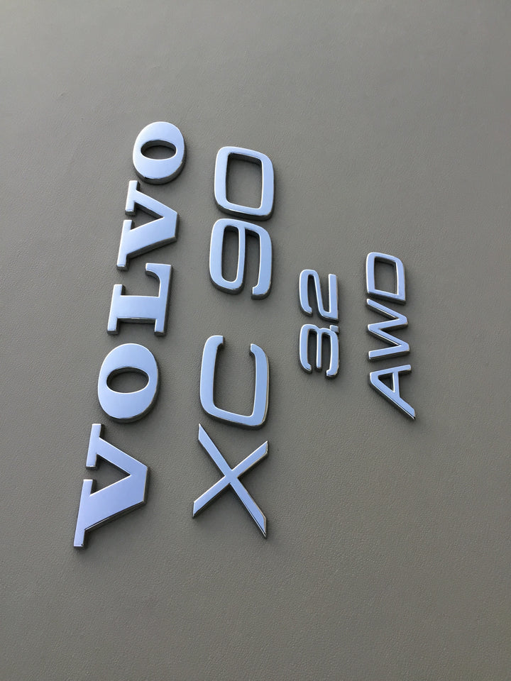 2003-2014 Volvo XC90 3.2 AWD Tailgate Emblem Set