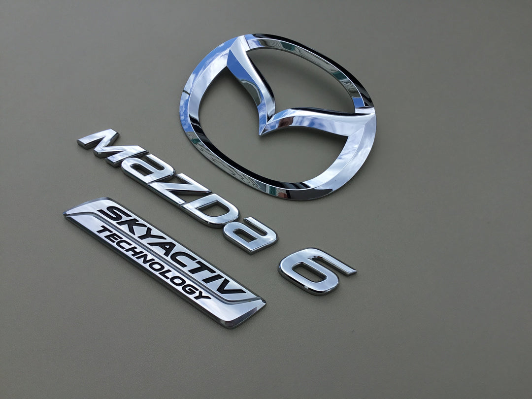 2014-2017 Mazda 6 Skyactiv Technology Trunk Emblem Set