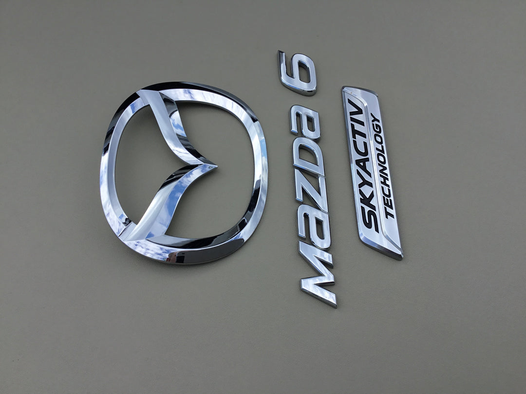 2014-2017 Mazda 6 Skyactiv Technology Trunk Emblem Set