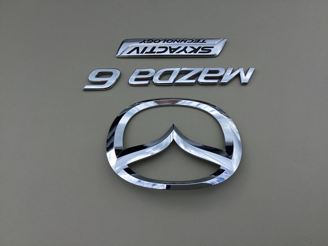 2014-2017 Mazda 6 Skyactiv Technology Trunk Emblem Set