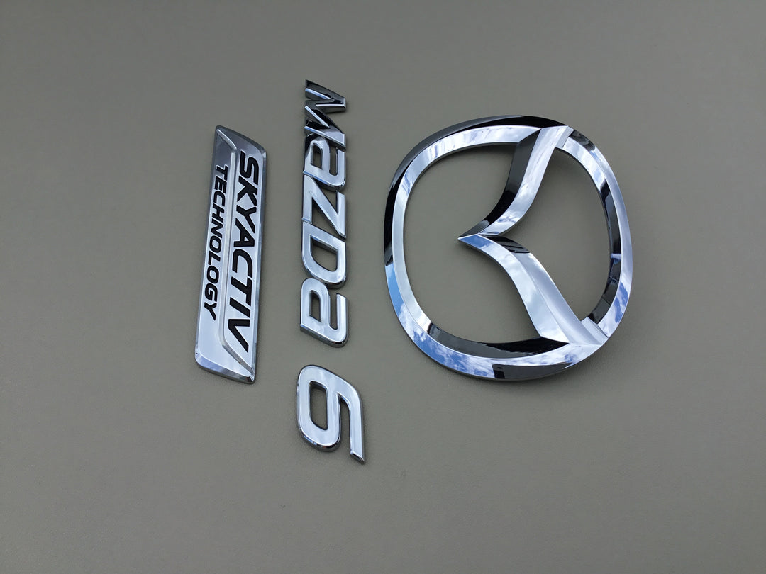 2014-2017 Mazda 6 Skyactiv Technology Trunk Emblem Set