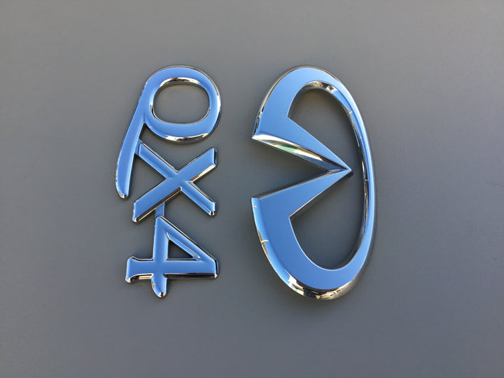 2001-2003 Infiniti QX4 Tailgate Emblem Set