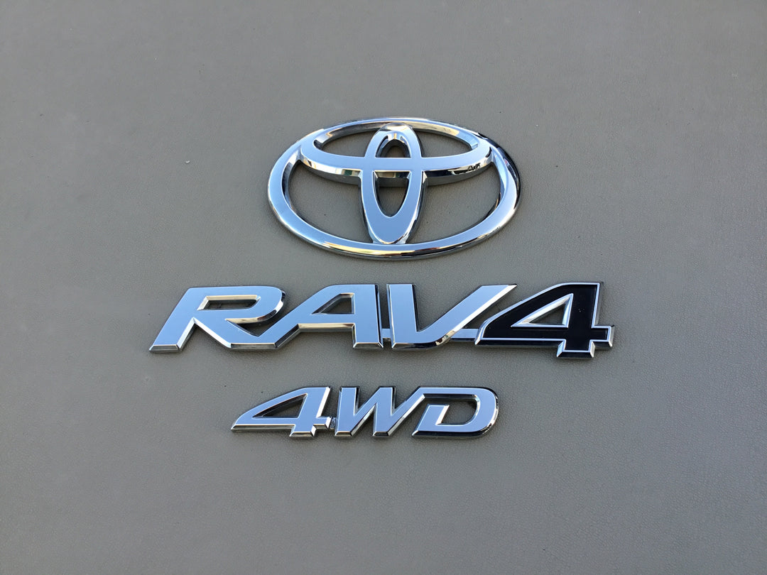 2006-2012 Toyota RAV4 4WD Tailgate Emblem Set