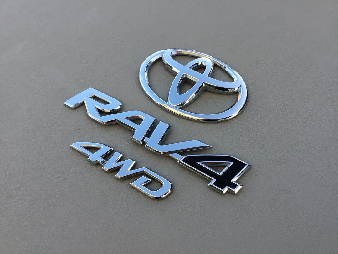 2006-2012 Toyota RAV4 4WD Tailgate Emblem Set