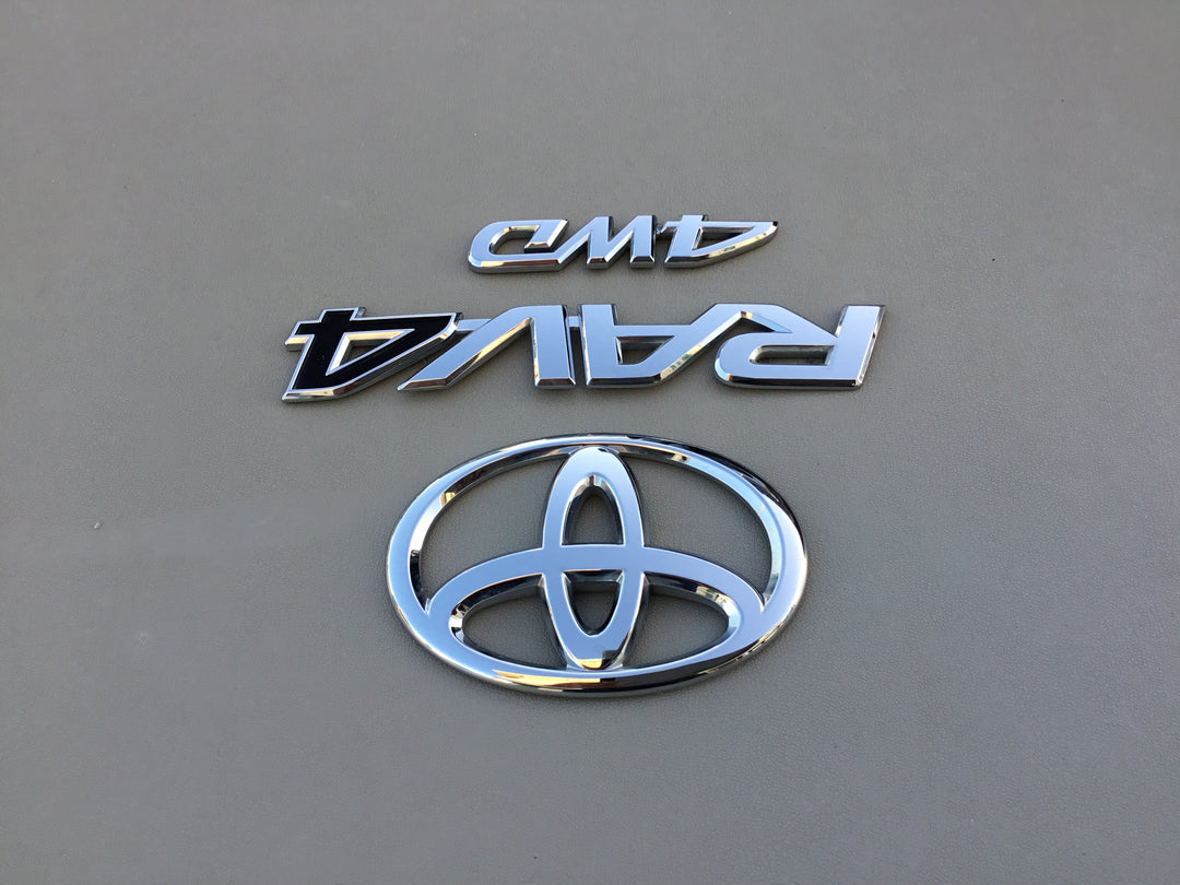 2006-2012 Toyota RAV4 4WD Tailgate Emblem Set