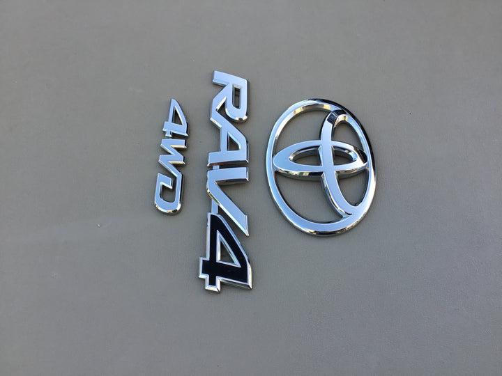 2006-2012 Toyota RAV4 4WD Tailgate Emblem Set