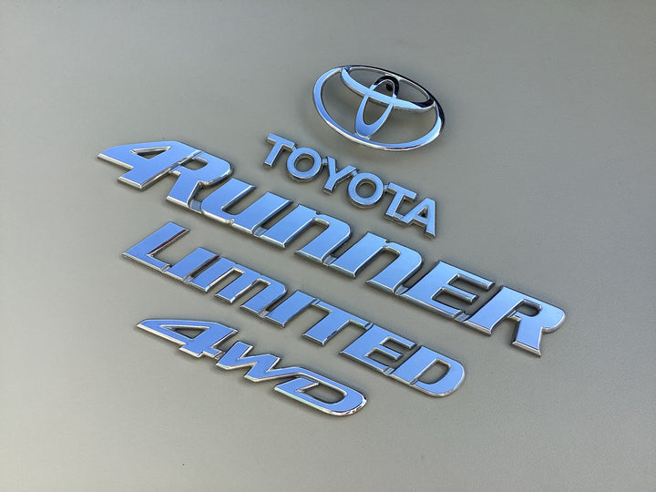 1996-2002 Toyota 4Runner Limited 4WD Tailgate Emblem Set