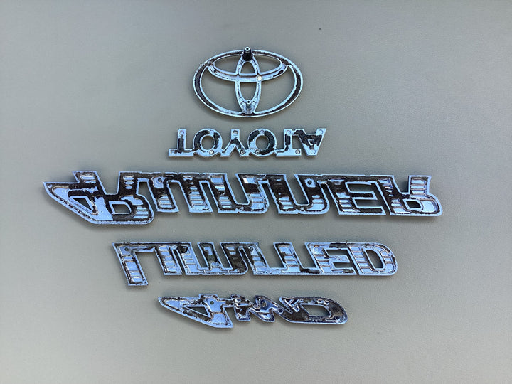 1996-2002 Toyota 4Runner Limited 4WD Tailgate Emblem Set