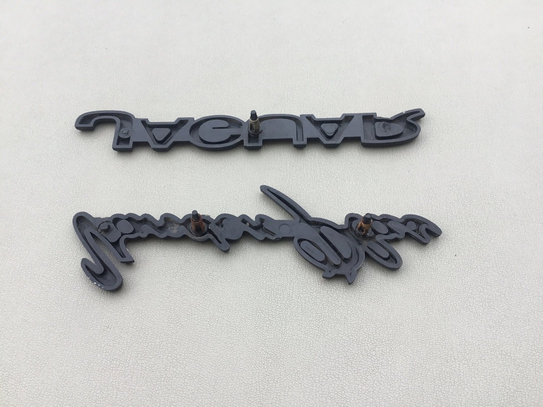 1985 Jaguar Vander Plas Trunk Emblem Set