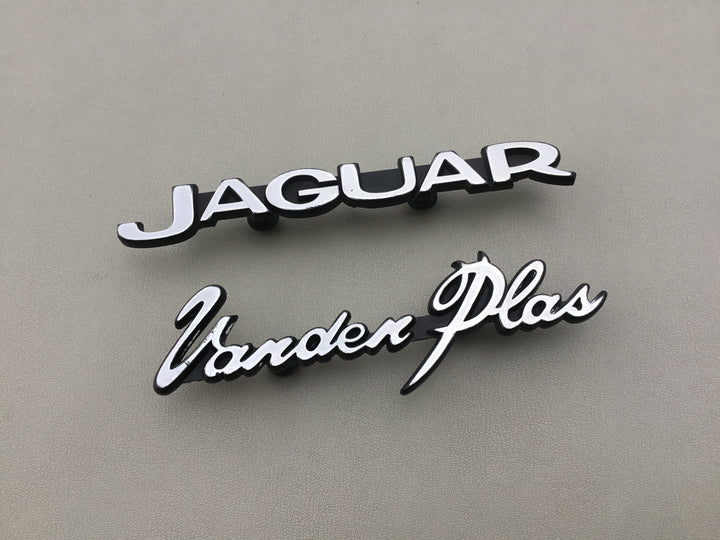 1985 Jaguar Vander Plas Trunk Emblem Set
