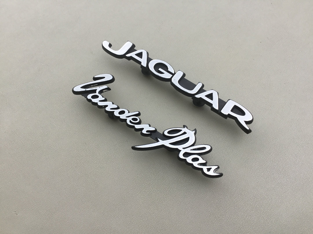 1985 Jaguar Vander Plas Trunk Emblem Set