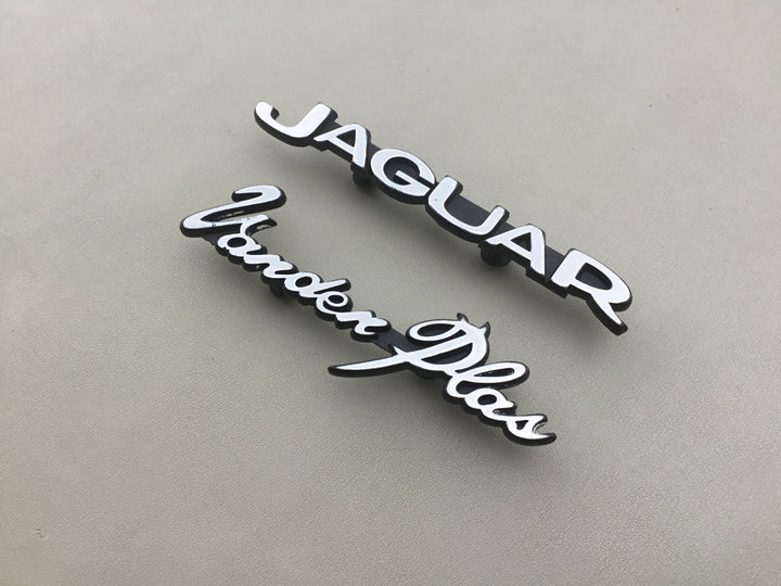 1985 Jaguar Vander Plas Trunk Emblem Set