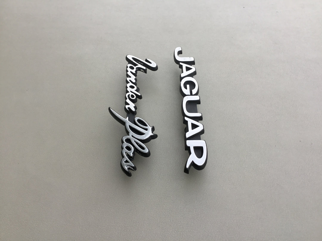 1985 Jaguar Vander Plas Trunk Emblem Set