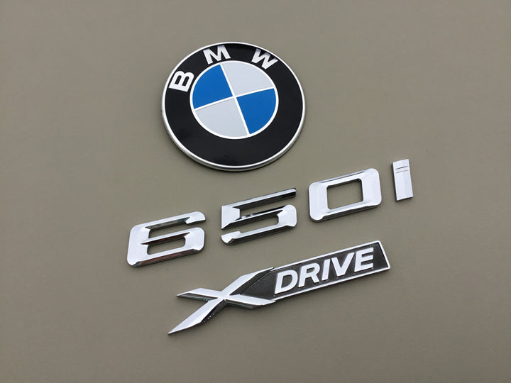 2013 BMW 650i X Drive Trunk Emblem Set