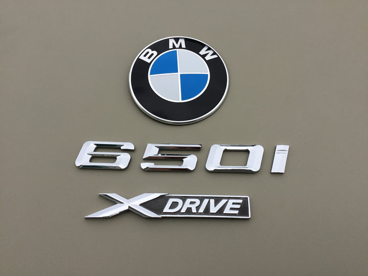 2013 BMW 650i X Drive Trunk Emblem Set