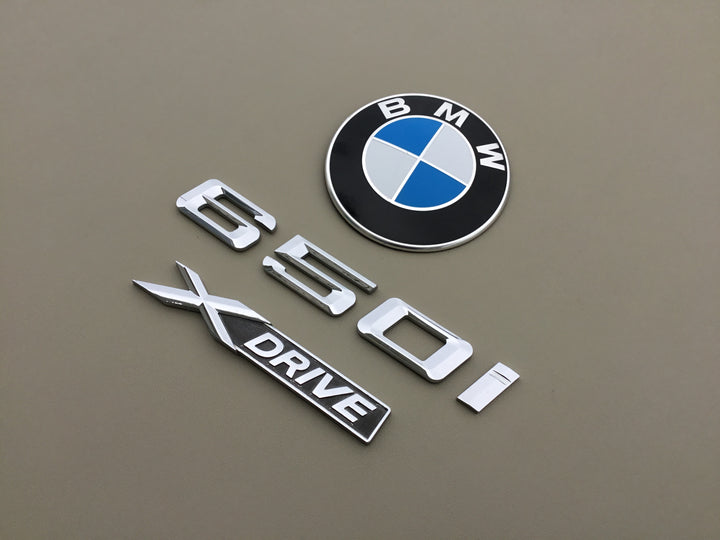 2013 BMW 650i X Drive Trunk Emblem Set