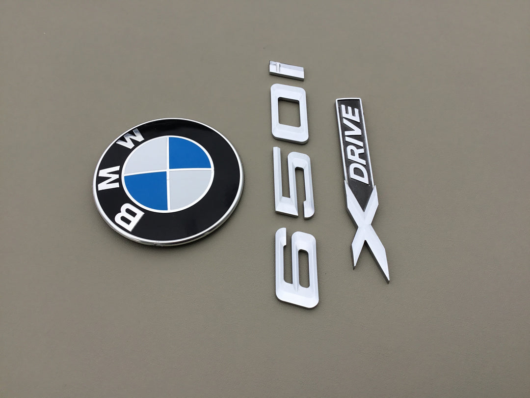 2013 BMW 650i X Drive Trunk Emblem Set