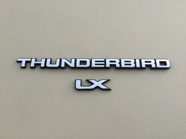 1992-1995 Ford Thunderbird LX Trunk Emblem Set