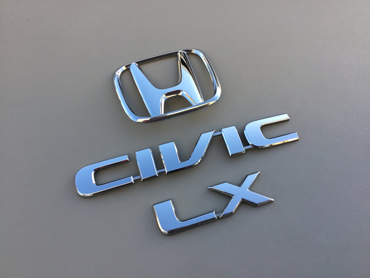 2001-2005 Honda Civic LX Trunk Emblem Set