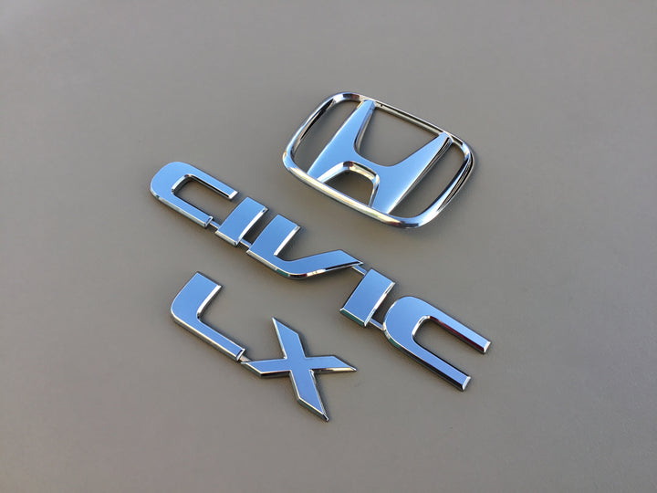 2001-2005 Honda Civic LX Trunk Emblem Set