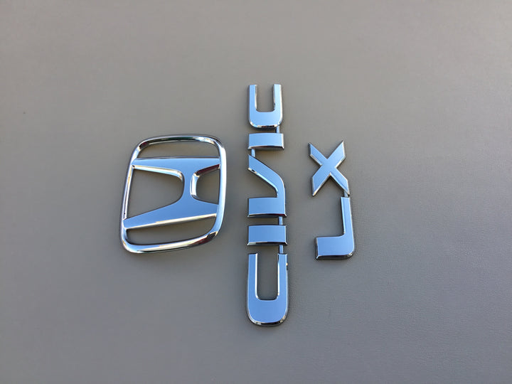 2001-2005 Honda Civic LX Trunk Emblem Set