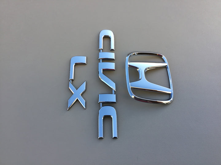 2001-2005 Honda Civic LX Trunk Emblem Set