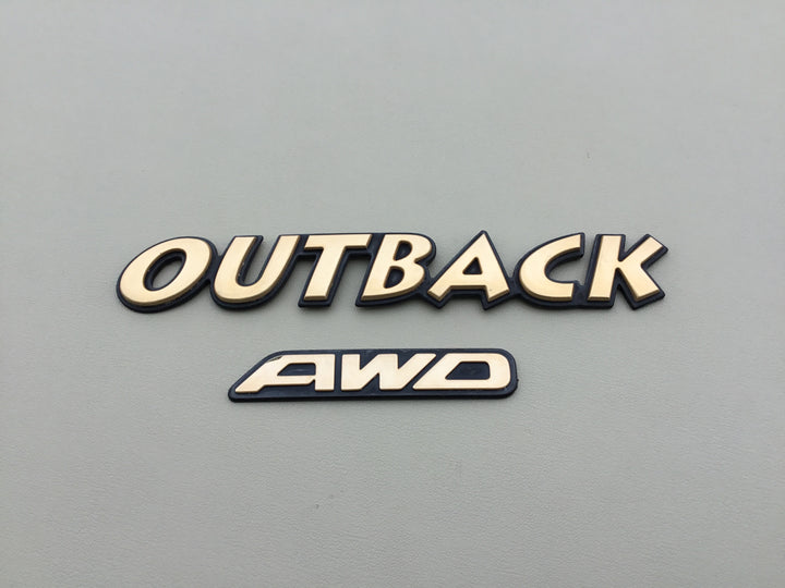 2000-2004 Subaru Outback AWD Tailgate Emblem Set