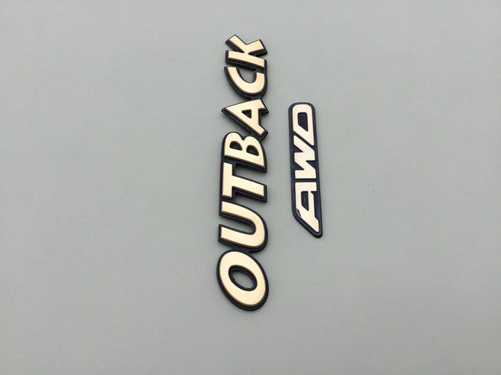 2000-2004 Subaru Outback AWD Tailgate Emblem Set