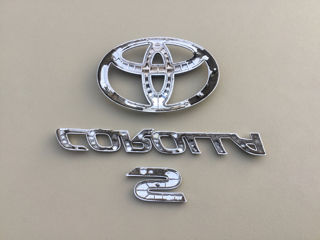 2014-2018 Toyota Corolla S Trunk Emblem Set