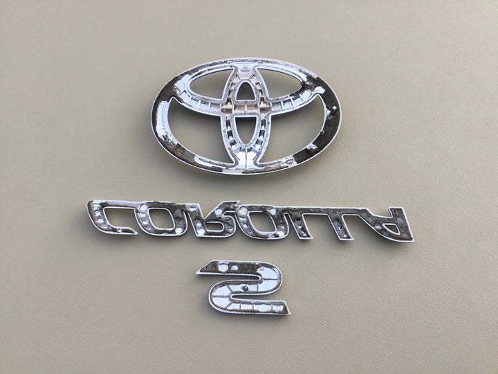 2014-2018 Toyota Corolla S Trunk Emblem Set