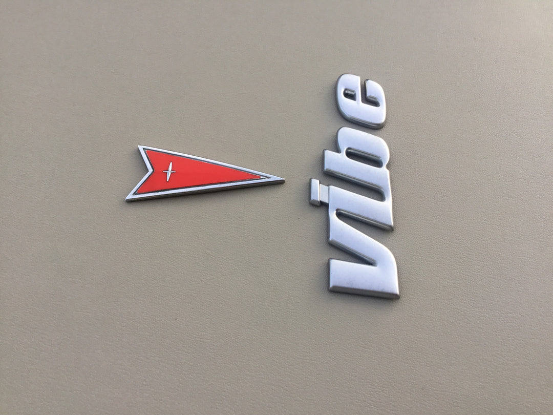 2003-2008 Pontiac Vibe Tailgate Emblem Set