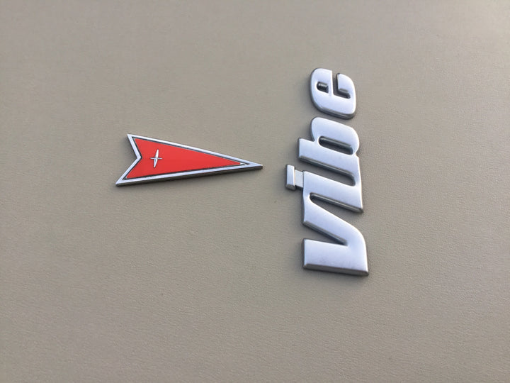 2003-2008 Pontiac Vibe Tailgate Emblem Set