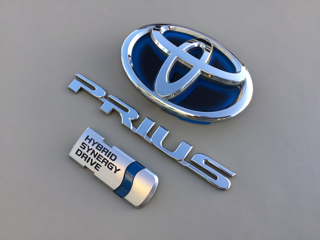 2010-2015 Toyota Prius Hybrid Trunk Emblem Set