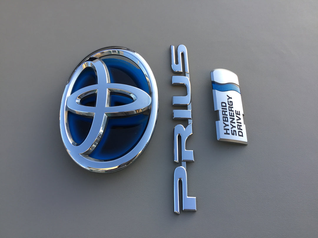 2010-2015 Toyota Prius Hybrid Trunk Emblem Set