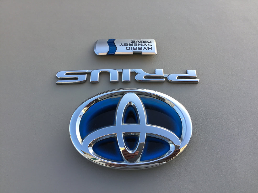 2010-2015 Toyota Prius Hybrid Trunk Emblem Set