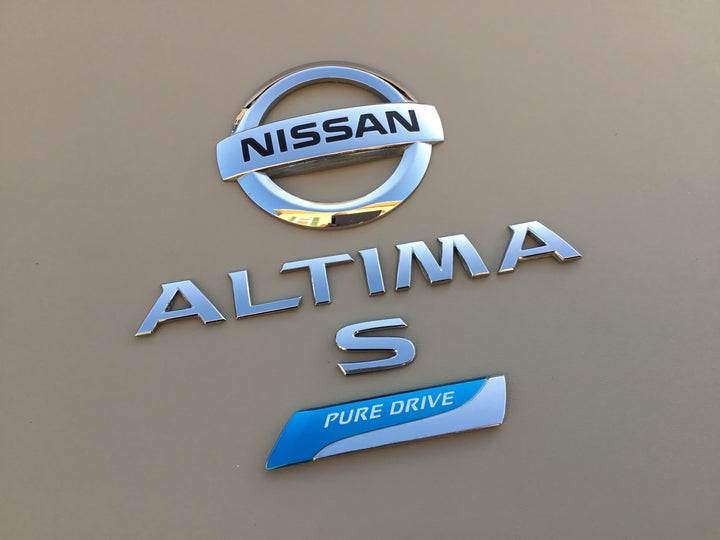 2013-2015 Nissan Altima S Pure Drive Trunk Emblem Set